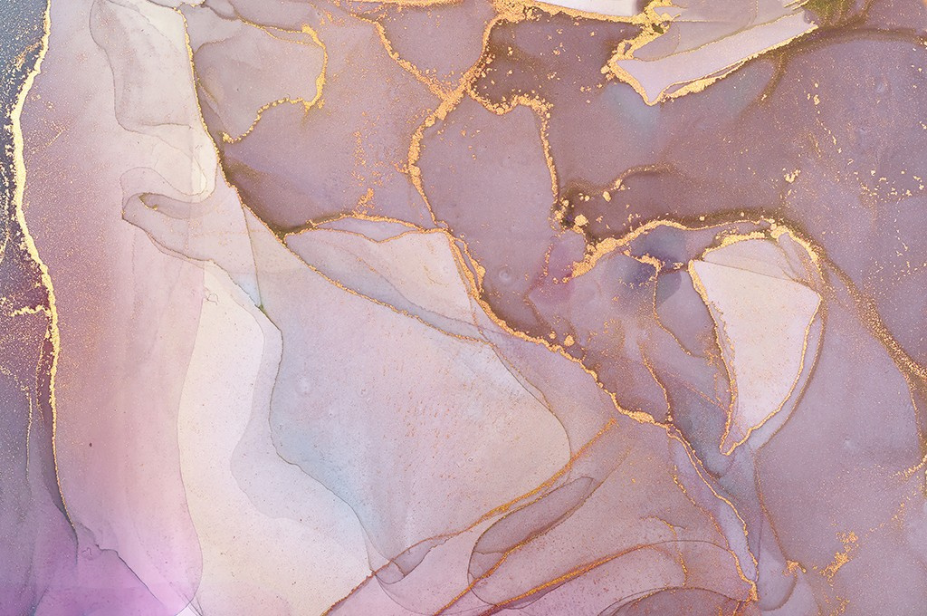 Фотообои Флюид Арт холодный розовый